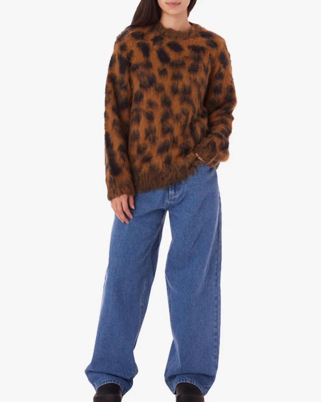 dottie_crewneck_sweater_3.webp DOTTIE CREWNECK SWEATER*OBEY Clothing Flash Sale