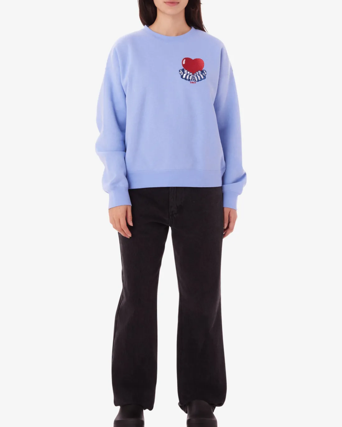 heart_crewneck_7.webp HEART CREWNECK*OBEY Clothing Outlet