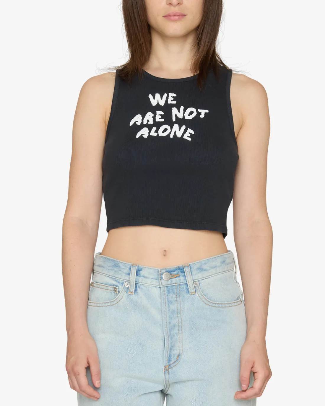 we_are_not_alone_rib_tank_2.webp WE ARE NOT ALONE RIB TANK*OBEY Clothing Cheap